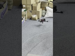 Drone FPV preto de 7 polegadas com 45 minutos de tempo no ar e 5.8G 1.2G 1.3g 4.9G 2W 3W 5W VTX Rc Drone